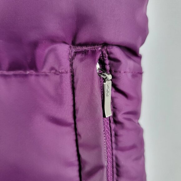 Eddie Bauer CirrusLite Down Vest Women's SMALL Purple Sleeveless Full Zip Pocket - Picture 3 of 8